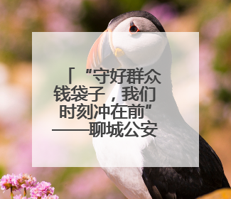 “守好群众钱袋子，我们时刻冲在前”——聊城公安全力打好反诈“主动仗”