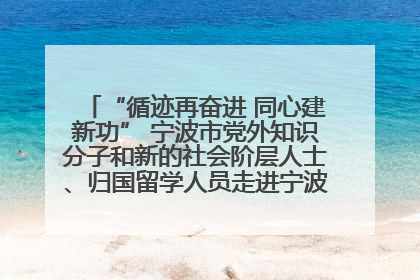 “循迹再奋进 同心建新功” 宁波市党外知识分子和新的社会阶层人士、归国留学人员走进宁波舟山港穿山港区