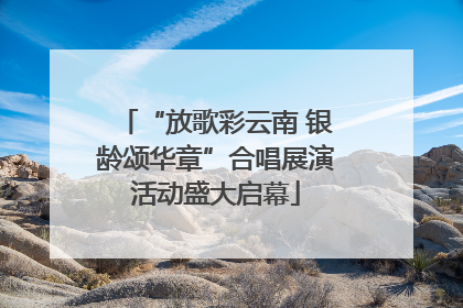 “放歌彩云南 银龄颂华章”合唱展演活动盛大启幕