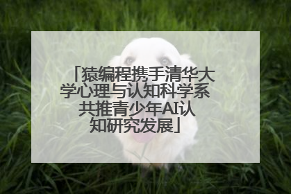 猿编程携手清华大学心理与认知科学系 共推青少年AI认知研究发展