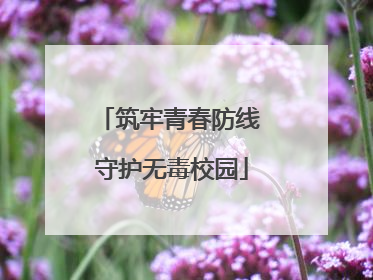 筑牢青春防线 守护无毒校园