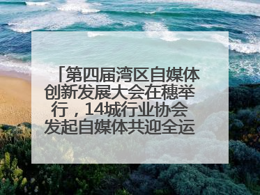 第四届湾区自媒体创新发展大会在穗举行，14城行业协会发起自媒体共迎全运会协同计划