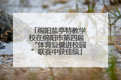 绵阳盐亭特教学校在绵阳市第四届“体育复健进校园”联赛中获佳绩
