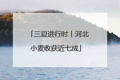 三夏进行时丨河北小麦收获近七成