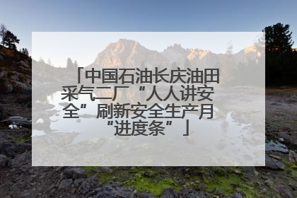 中国石油长庆油田采气二厂“人人讲安全”刷新安全生产月“进度条”