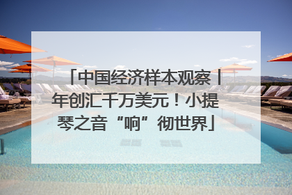 中国经济样本观察丨年创汇千万美元！小提琴之音“响”彻世界