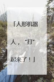 人形机器人，“打”起来了！