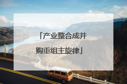 产业整合成并购重组主旋律