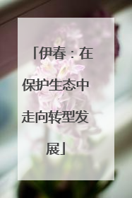 伊春：在保护生态中走向转型发展