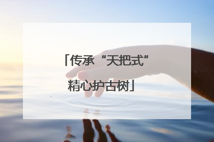 传承“天把式” 精心护古树
