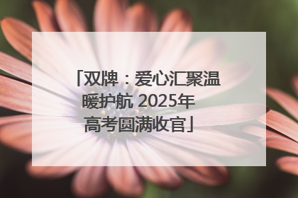双牌：爱心汇聚温暖护航 2025年高考圆满收官
