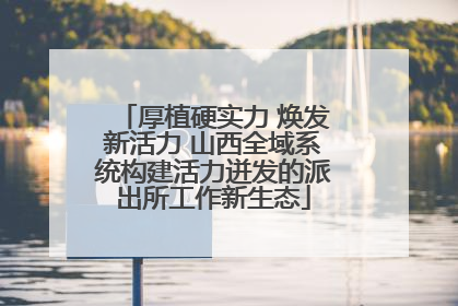 厚植硬实力 焕发新活力 山西全域系统构建活力迸发的派出所工作新生态