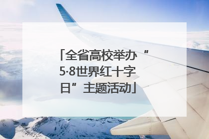 全省高校举办“5·8世界红十字日”主题活动