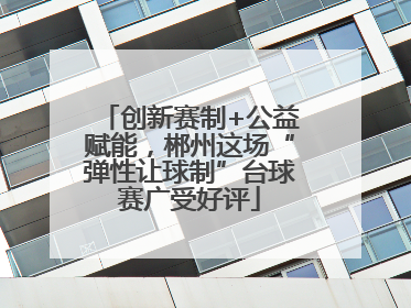创新赛制+公益赋能，郴州这场“弹性让球制”台球赛广受好评