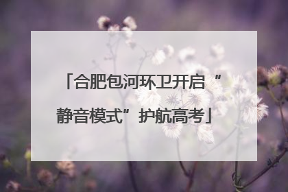 合肥包河环卫开启“静音模式”护航高考