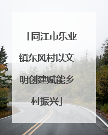 同江市乐业镇东风村以文明创建赋能乡村振兴