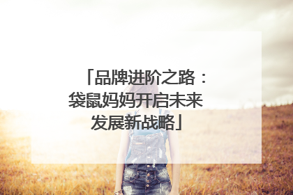 品牌进阶之路：袋鼠妈妈开启未来发展新战略