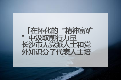 在怀化的“精神富矿”中汲取前行力量——长沙市无党派人士和党外知识分子代表人士培训班在怀化圆满举办