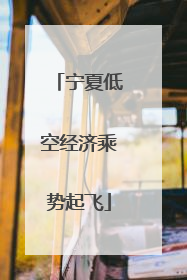 宁夏低空经济乘势起飞