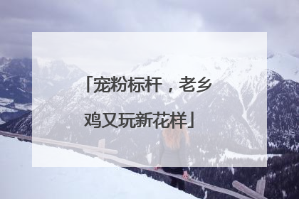 宠粉标杆，老乡鸡又玩新花样