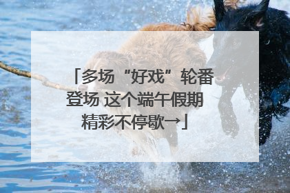 多场“好戏”轮番登场 这个端午假期精彩不停歇→