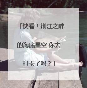 快看！荆江之畔的海底星空 你去打卡了吗？