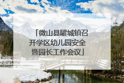微山县驩城镇召开学区幼儿园安全暨园长工作会议