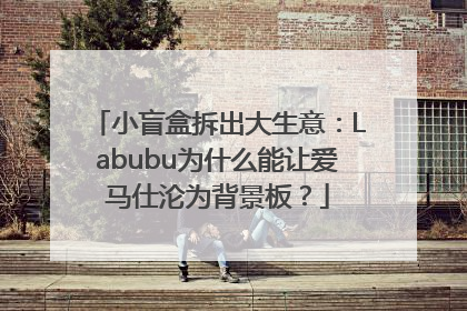 小盲盒拆出大生意：Labubu为什么能让爱马仕沦为背景板？