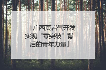 广西页岩气开发实现“零突破”背后的青年力量