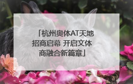 杭州奥体AT天地招商启幕 开启文体商融合新篇章