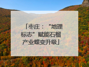 枣庄：“地理标志”赋能石榴产业蝶变升级
