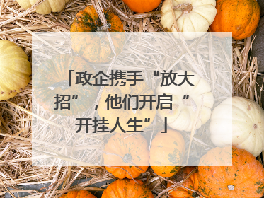 政企携手“放大招”，他们开启“开挂人生”