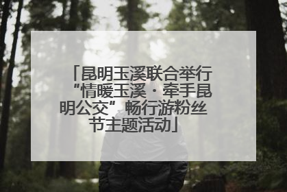 昆明玉溪联合举行“情暖玉溪・牵手昆明公交”畅行游粉丝节主题活动