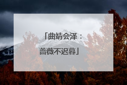 曲靖会泽：蔷薇不迟暮