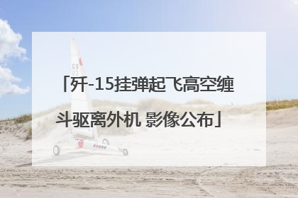 歼-15挂弹起飞高空缠斗驱离外机 影像公布