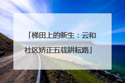梯田上的新生：云和社区矫正五载耕耘路