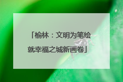 榆林：文明为笔绘就幸福之城新画卷