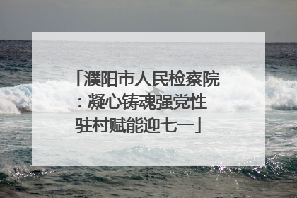 濮阳市人民检察院：凝心铸魂强党性 驻村赋能迎七一