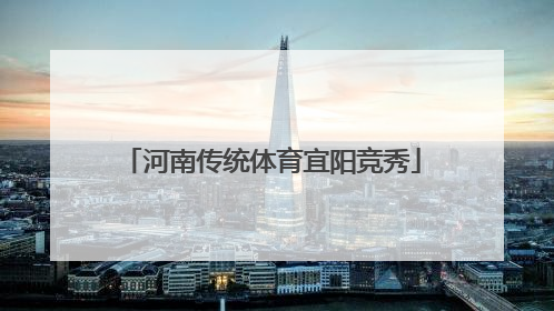 河南传统体育宜阳竞秀