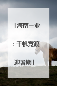 海南三亚：千帆竞渡迎暑期
