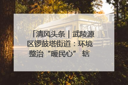 清风头条｜武陵源区锣鼓塔街道：环境整治“暖民心” 辖区面貌“靓”起来