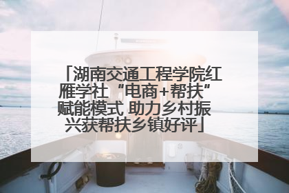 湖南交通工程学院红雁学社“电商+帮扶”赋能模式 助力乡村振兴获帮扶乡镇好评