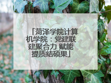菏泽学院计算机学院：党建联建聚合力 赋能提质结硕果