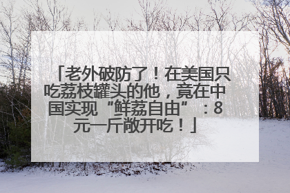 老外破防了！在美国只吃荔枝罐头的他，竟在中国实现“鲜荔自由”：8元一斤敞开吃！
