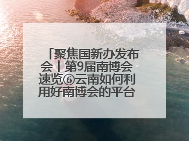 聚焦国新办发布会丨第9届南博会速览⑥云南如何利用好南博会的平台带动作用，深化与南亚国家的交流与合作？