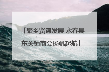 聚乡贤谋发展 永春县东关镇商会扬帆起航