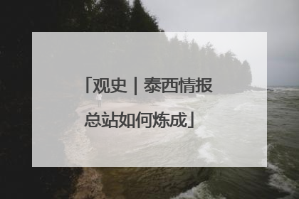 观史｜泰西情报总站如何炼成