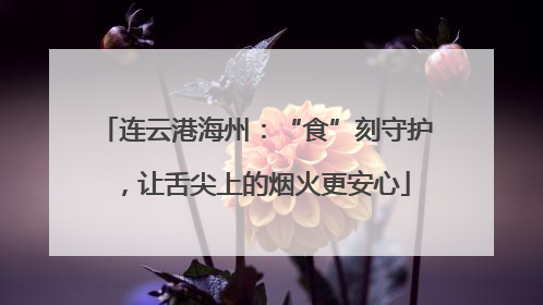 连云港海州：“食”刻守护，让舌尖上的烟火更安心
