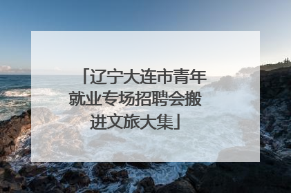 辽宁大连市青年就业专场招聘会搬进文旅大集