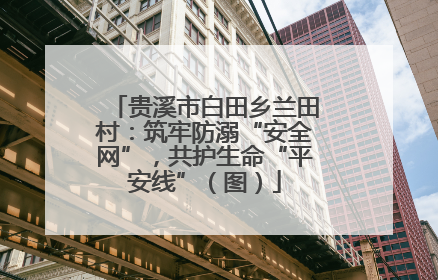 贵溪市白田乡兰田村：筑牢防溺“安全网”，共护生命“平安线”（图）